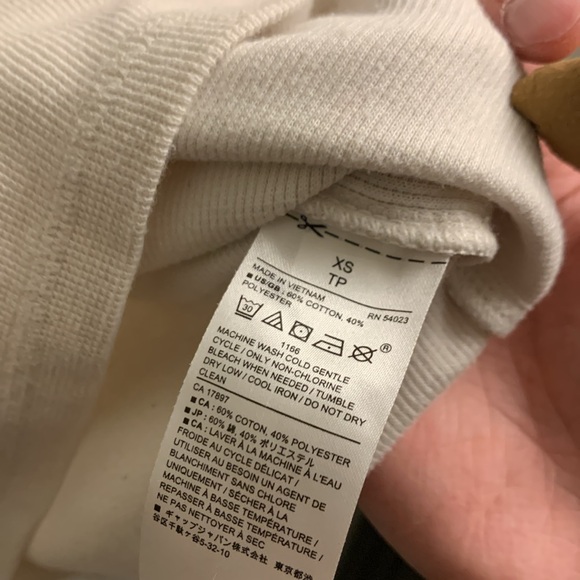 Banana Republic | Men's Longsleeve T-Shirt | Vanilla White | US XS - Picture 4 of 4